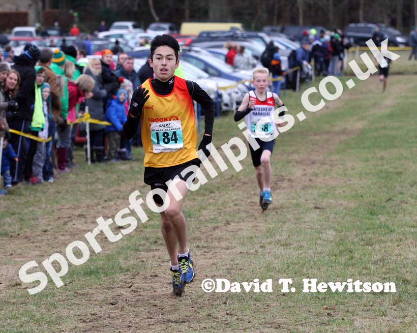 Start of the under-15 boys, NEHL, Wallington Hall. Photo: David T. Hewitson/Sports for All Pics